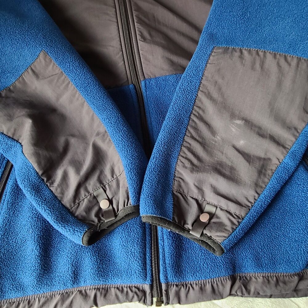 The North Face Youth XL Polartec Fleece Jacket Blue Black Full Zip Outdoor - Picture 10 of 10